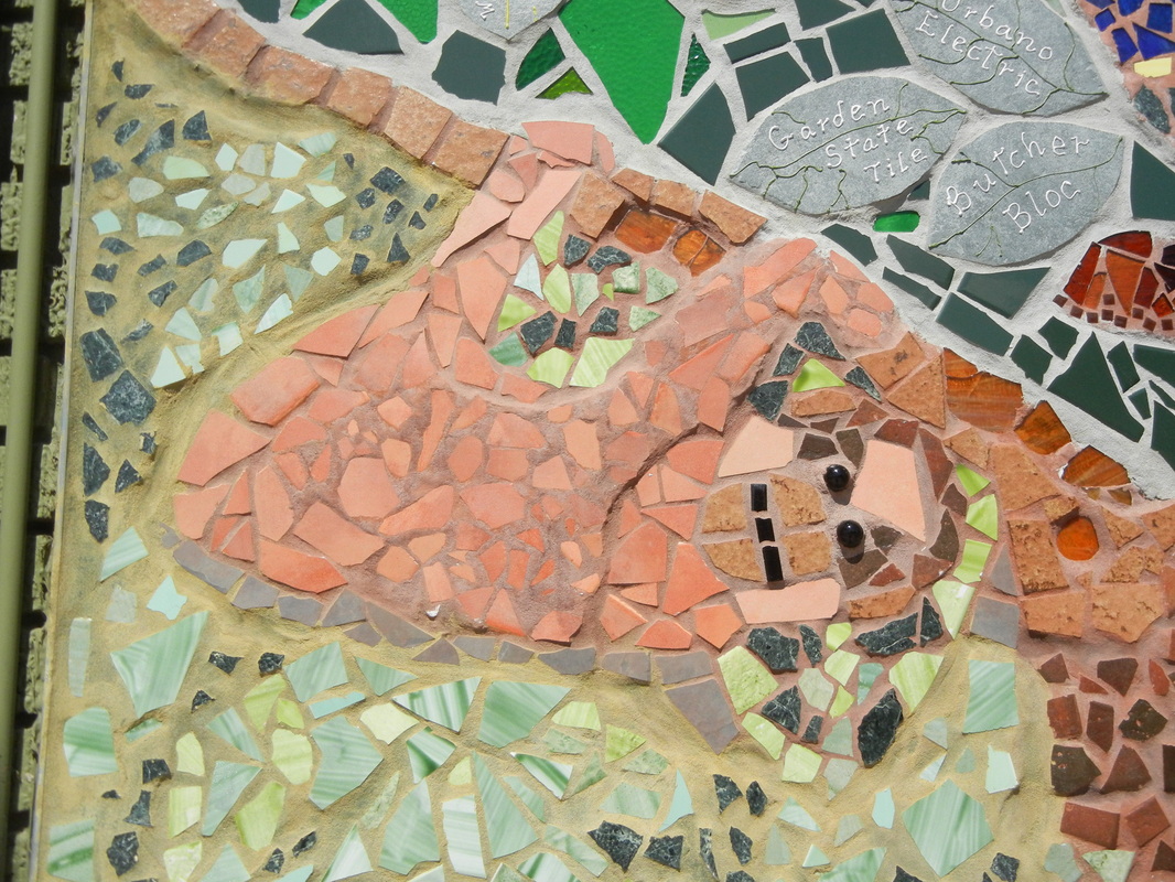 Erase to History – Tile mosaic – Vikingstad Skola